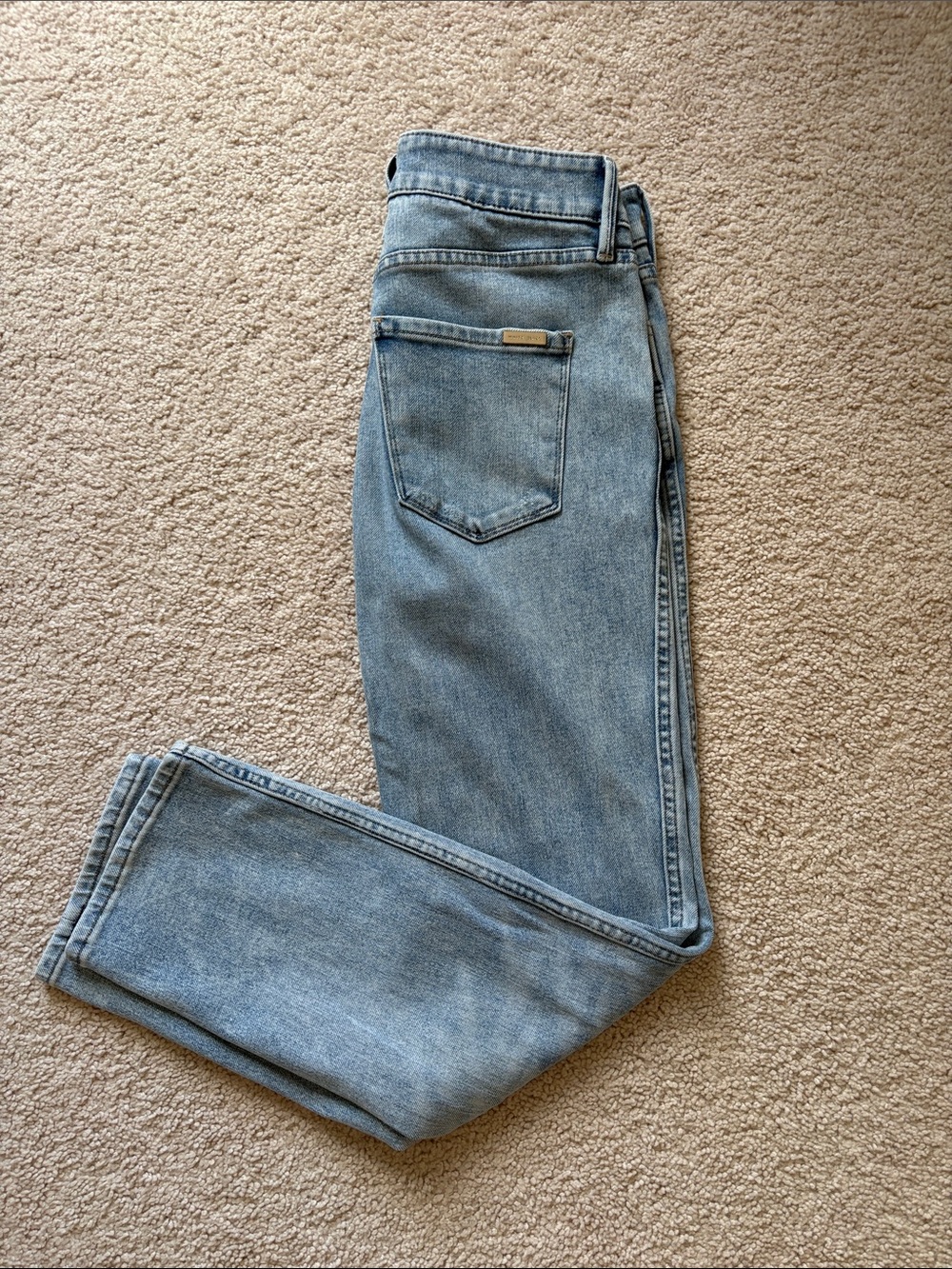 White House Black Market Light Blue Straight-Leg Jeans